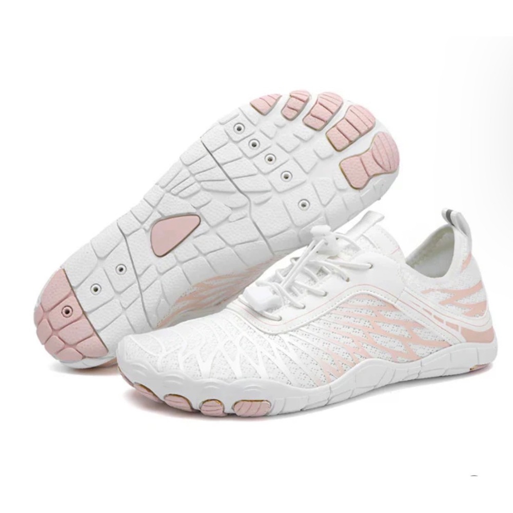 Hike Footwear HF Lorax Pro Barefoot Shoes White Pink Wide Toe Box Unisex 41 NWOB